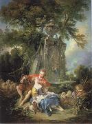 Francois Boucher Think of the grapes Germany oil painting artist